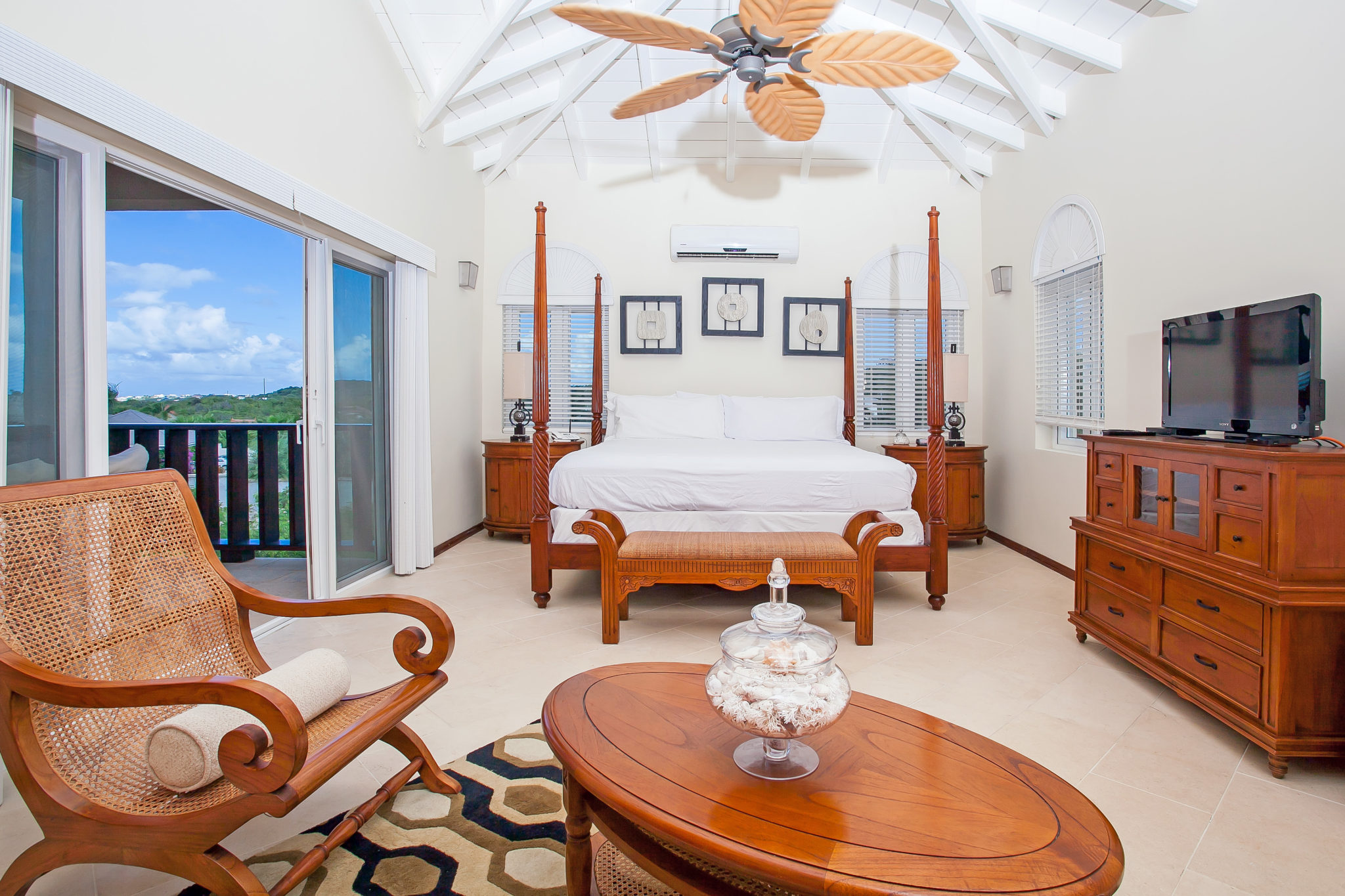 The bedroom in one of our anguilla vacation rentals