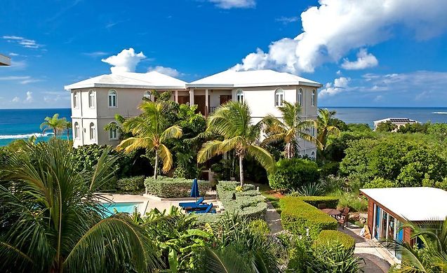 An aerial view of our anguilla vacation rentals