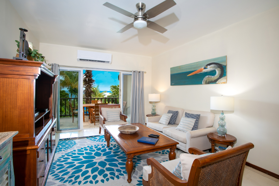 Living space in one of our Angulla villas